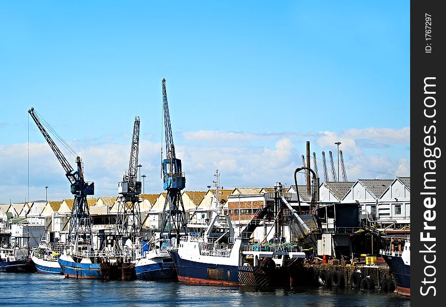 Trawler Boats In The Dock.