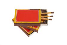 Match Box With Matches Royalty Free Stock Images