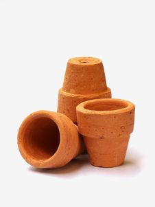 2+ 1 inch clay pots Free Stock Photos - StockFreeImages