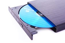 Dvd-rom Isolated Stock Image