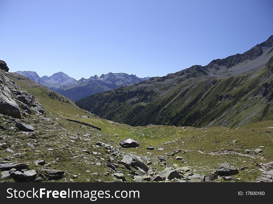 Circuit of Chavière, national park of Vanoise, department of Savoy, France. Circuit of Chavière, national park of Vanoise, department of Savoy, France