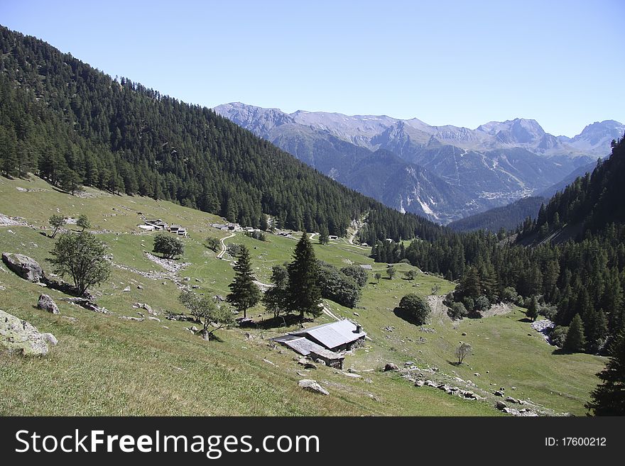 Circuit of ChaviÃ¨re, national park of Vanoise, department of Savoy, France. Circuit of ChaviÃ¨re, national park of Vanoise, department of Savoy, France