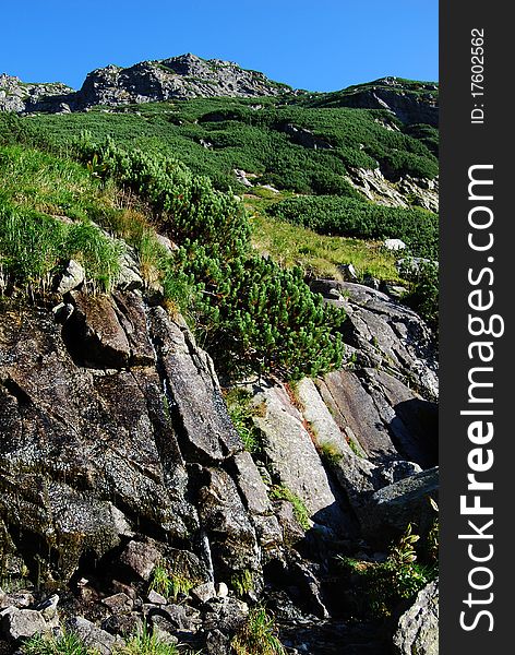 Panorama, the High Tatra Mountains, Slovakia. Panorama, the High Tatra Mountains, Slovakia