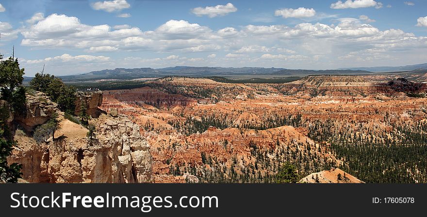 Bryce Canyon clif in Utah