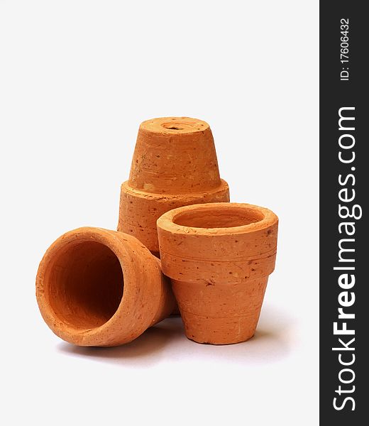 Clay pots