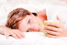 Breakfast In Bed Stock Images