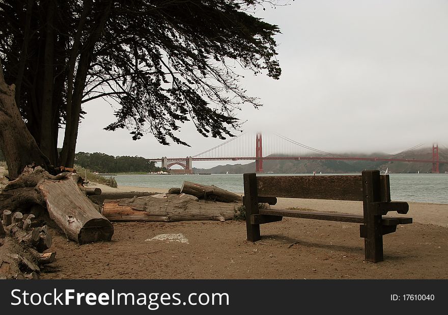 Golden Gate Bridge in San Francisco.