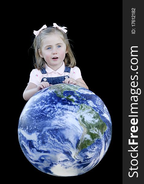 Child Talking About The Earth