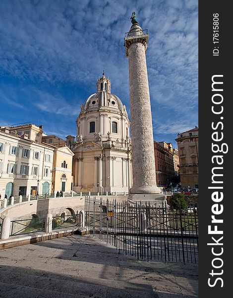 Trajan's Column on Capitoline Hill