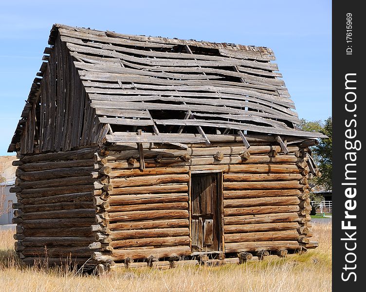 Historic Cabin in Utah Town. Historic Cabin in Utah Town