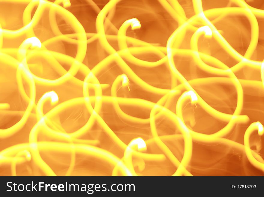 Abstract background of candlelights for Christmas