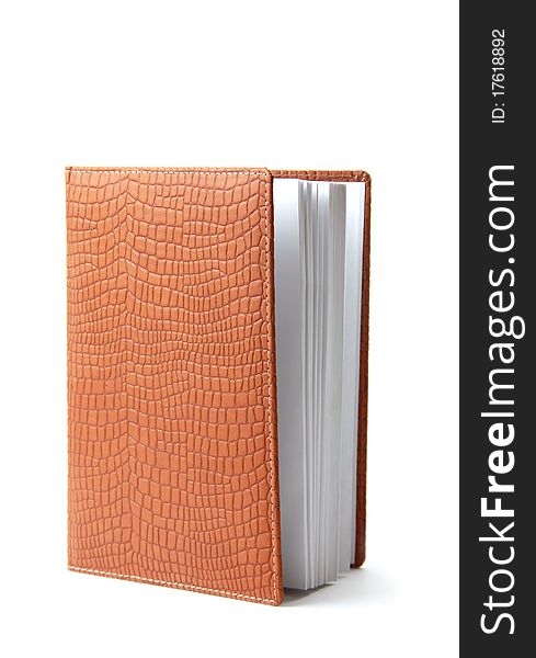 Leather diary book