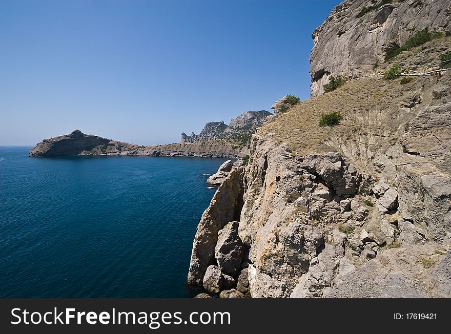 Cape Kapchik near Novyj Svet, Crimean peninsula.