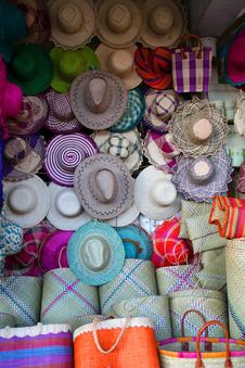 Hats For Sale Royalty Free Stock Photo