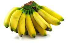 Organic Bananas Stock Photography Organic Bananas Stock Photography