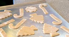 Cutting Out Cookies Royalty Free Stock Photos Cutting Out Cookies Royalty Free Stock Photos