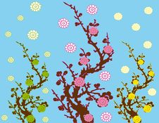 Abstract Flower Spring Illustration Landsca Stock Photos Abstract Flower Spring Illustration Landsca Stock Photos