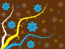 Wreath Flower Spring Illustration Landsca Royalty Free Stock Image Wreath Flower Spring Illustration Landsca Royalty Free Stock Image