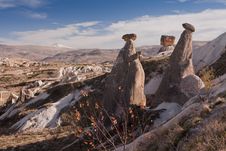 The Rock Castle At Cappadocia Royalty Free Stock Images The Rock Castle At Cappadocia Royalty Free Stock Images