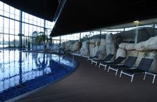 Modern Pool Royalty Free Stock Photography Modern Pool Royalty Free Stock Photography