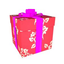 Red Gift Box Royalty Free Stock Images Red Gift Box Royalty Free Stock Images
