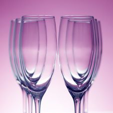 Empty Champagne Glasses Stock Photo Empty Champagne Glasses Stock Photo