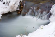 Frozen Creek Royalty Free Stock Images Frozen Creek Royalty Free Stock Images