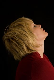Woman Profile Royalty Free Stock Photography