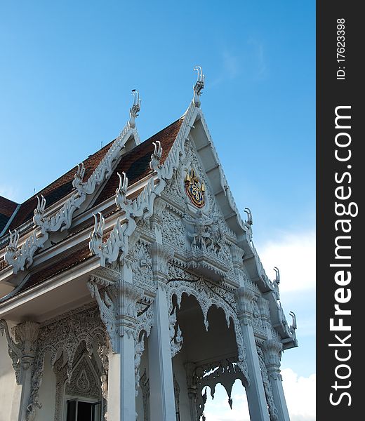 Buddhist church in Thailand (Wat Hua Lum Phong). Buddhist church in Thailand (Wat Hua Lum Phong)