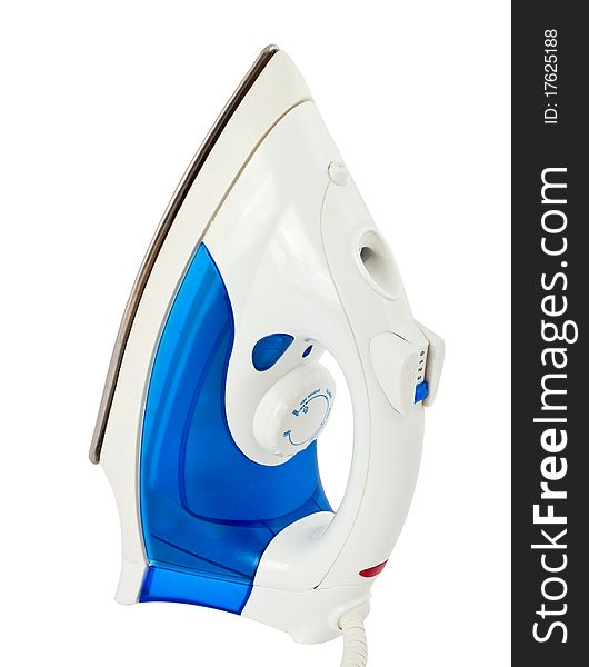 Steam iron isolated on white background. Steam iron isolated on white background.