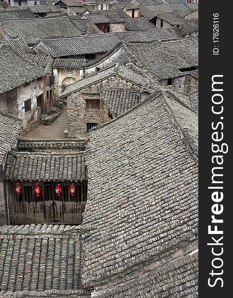 Ancient Village In Guangdong,china.