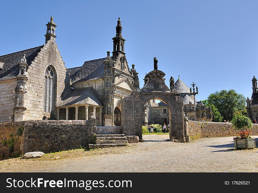 The external enclosure of an ancient breton cavary. The external enclosure of an ancient breton cavary