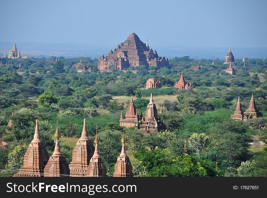 Myanmar sightseeing: Temples of Bagan. Myanmar sightseeing: Temples of Bagan