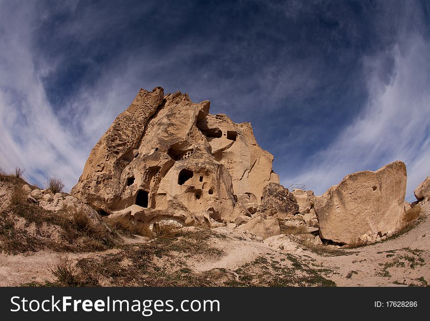 The Rock Castle At Cappadocia