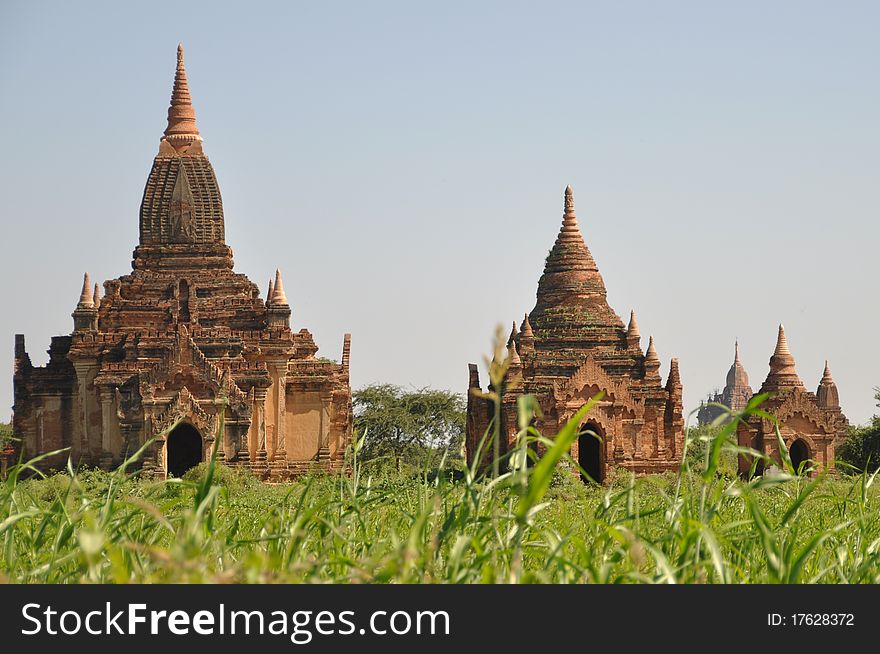 Myanmar sightseeing: Temples of Bagan. Myanmar sightseeing: Temples of Bagan