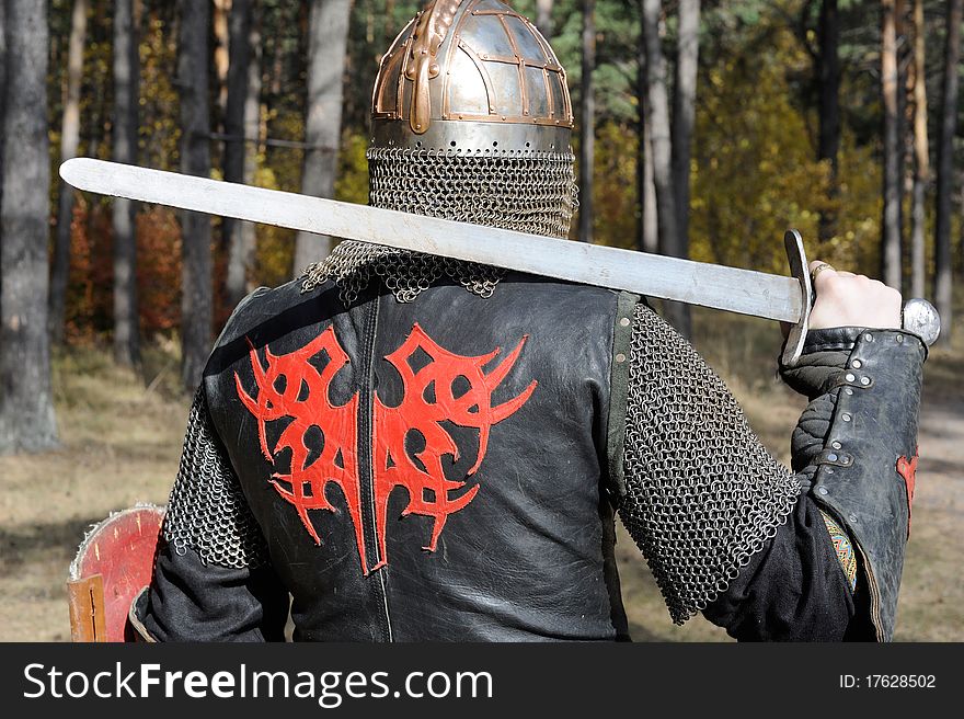 Armor and the weapon of the knight of the Middle Ages. Armor and the weapon of the knight of the Middle Ages