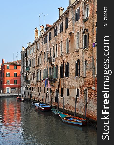 Venetian Grand Channel during the sunny day.