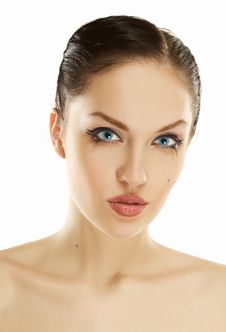 Natural Beauty Portrait Of Attractive Sexual Girl Stock Image Natural Beauty Portrait Of Attractive Sexual Girl Stock Image