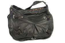 Black Leather Handbag Stock Photo Black Leather Handbag Stock Photo