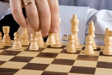 Hand Moving Chess Piece Stock Image Hand Moving Chess Piece Stock Image