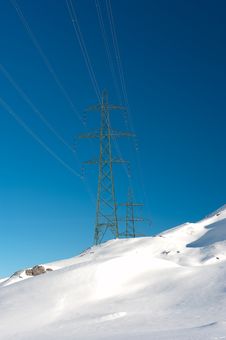 Power Poles Royalty Free Stock Photos Power Poles Royalty Free Stock Photos