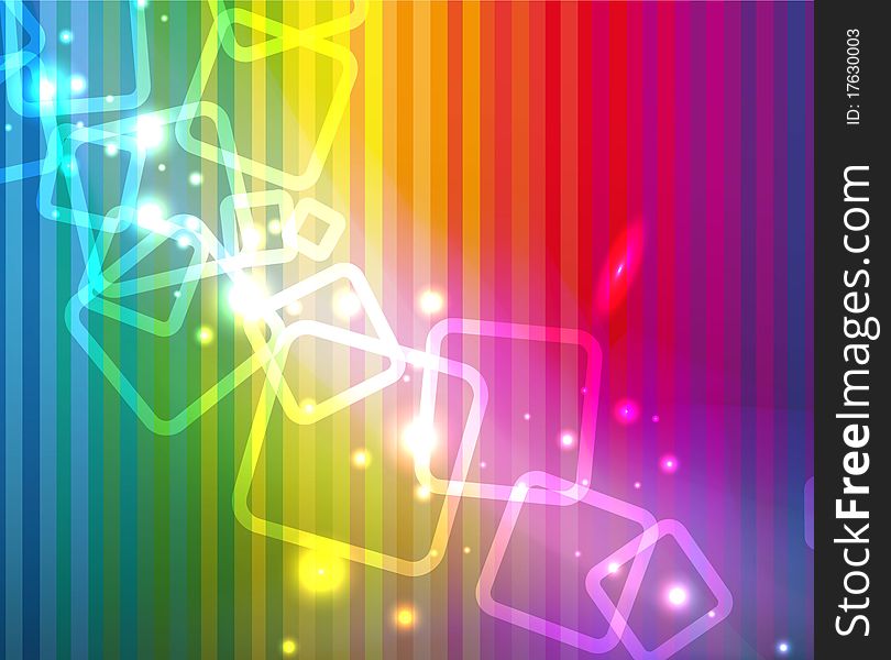 Glowing background - abstract vector illustration