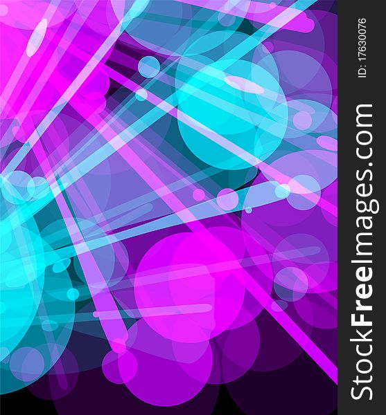 Glowing background - abstract vector illustration