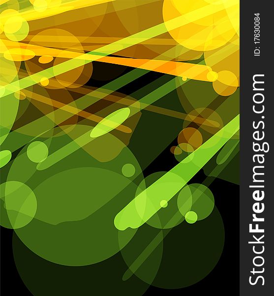 Glowing background - abstract vector illustration