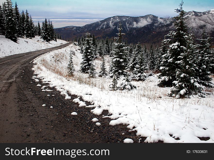 Winter Stroll On The Mountaintop