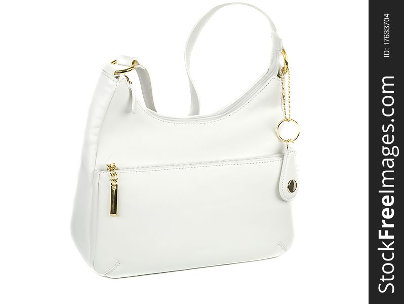 White Leather Bag