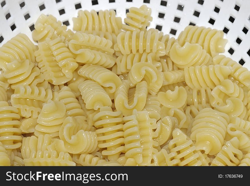 Italian pasta cooked in my house