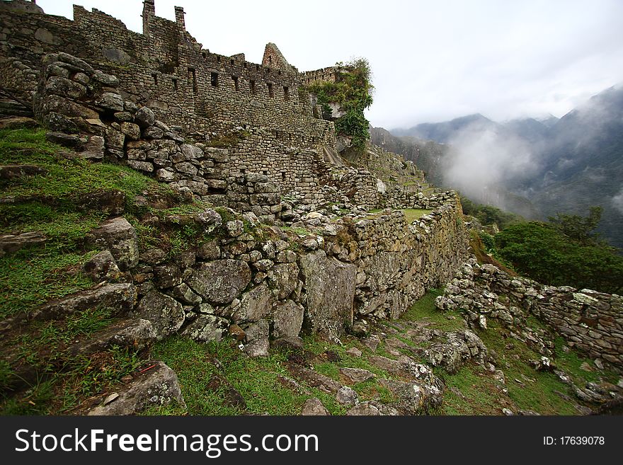 Machu Picchu, The inca abandoned city in Peru. Machu Picchu, The inca abandoned city in Peru
