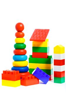 Colorful Plastic Toys And Bricks Royalty Free Stock Image Colorful Plastic Toys And Bricks Royalty Free Stock Image