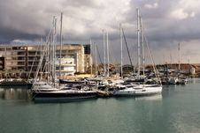 Yachts Anchored At The Marina Stock Photography Yachts Anchored At The Marina Stock Photography
